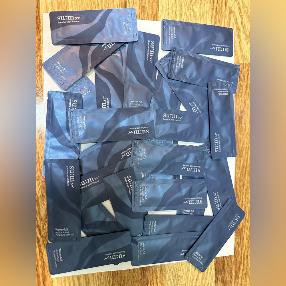 SU:M37 Water-Full Marine Relief Ampoule Essence 1ml x 40 pcs(40ml) SUM37